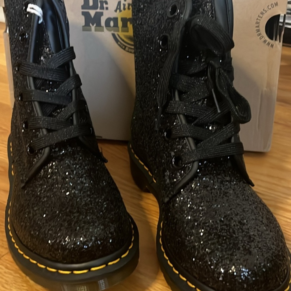 Dr. Martens glitter boots